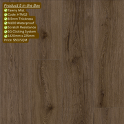 100% Water proof Hybrid Flooring Sample pack-Luxury SPC Vinyl (8.5mm Hybrid) - National Floors